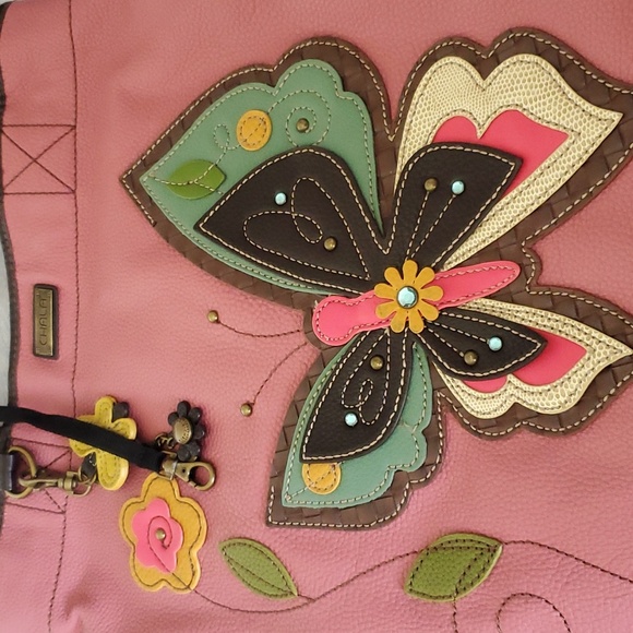 Chala butterfly tote bag with keychain - Picture 2 of 8